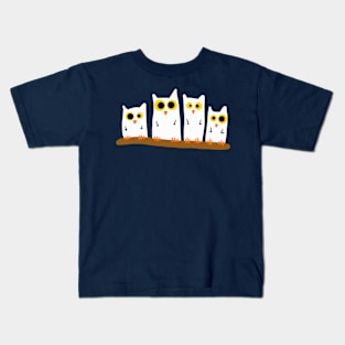 4 owls Kids T-Shirt